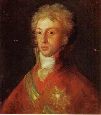 Francisco de Goya Portrait of Luis de Etruria Norge oil painting art